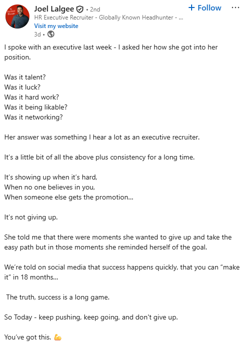 Joel Lalgee Top30 Recruitment Influencers August 2025