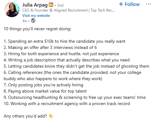 Atlas - Hoxo Elite 100 Recruitment Leaders - Aug-Sept 2025 - Julia Arpag