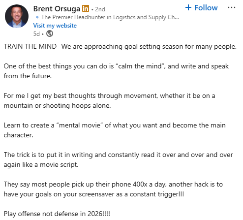 Brent Orsuga Top 100 Recruitment Leaders in 2025